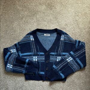 L.A. Hearts Navy and Light Blue Knit Sweater